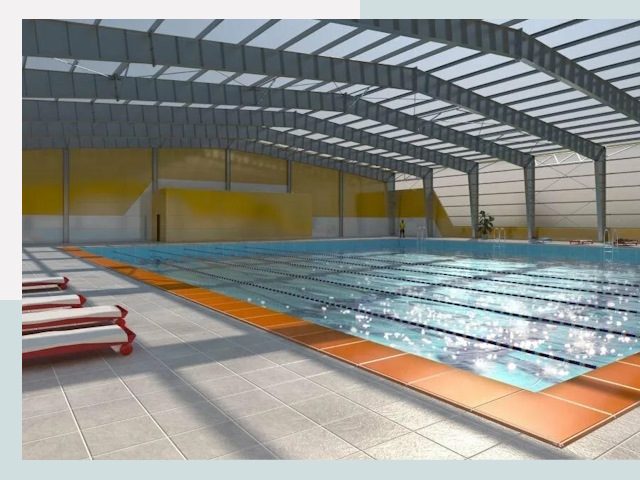 Строительство крытых бассейнов в Кургане