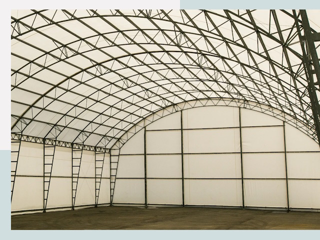 Арочные ангары от 619 руб. в Курган и Курганская область