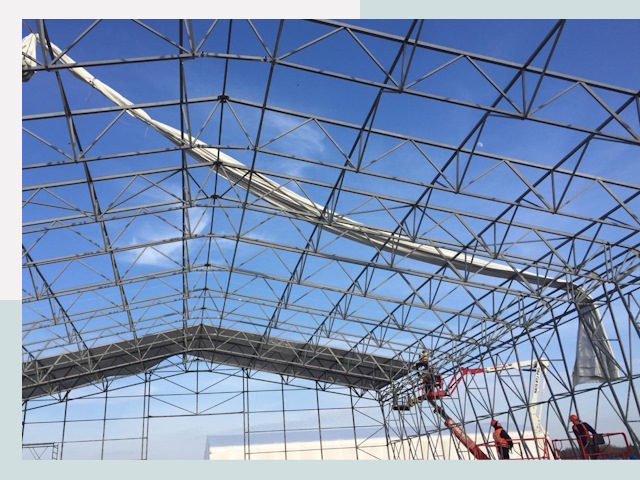 Шатровые ангары от 619 руб. в Кургане и Курганской области