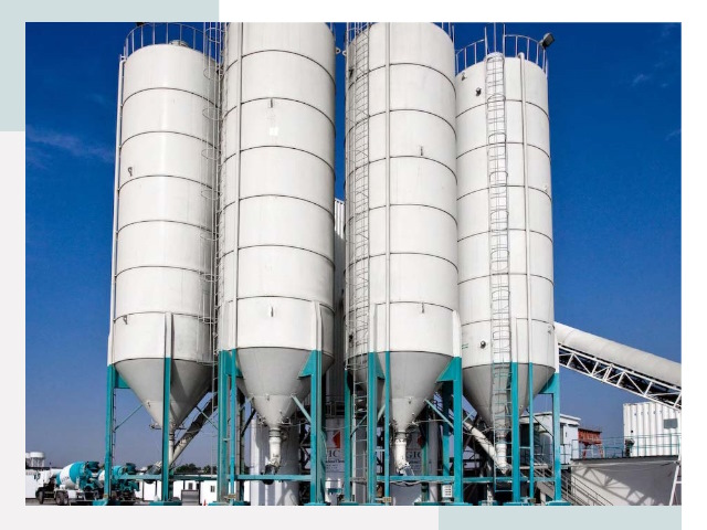 Строительство цементных силосов в Кургане