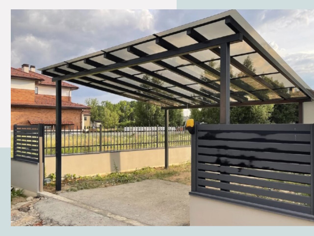 Металлические навесы в Курган от 619 руб. за м²