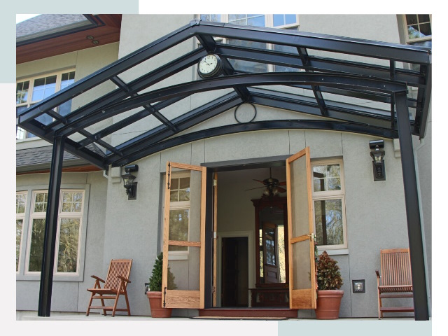 Козырьки металлические в Кургане