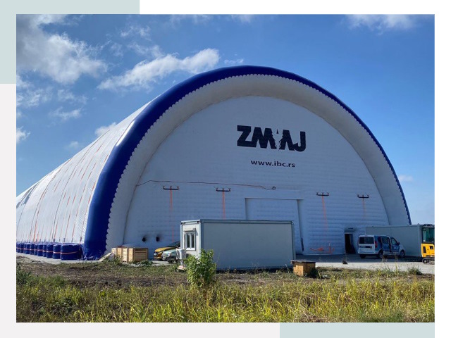 Брендирование ангаров в Кургане