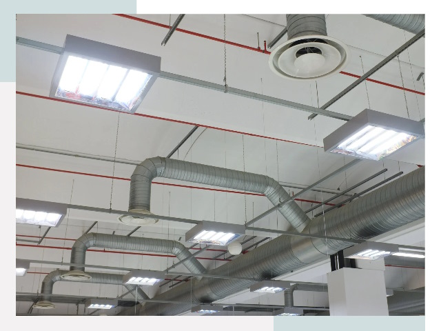 Вентиляция ангаров в Кургане