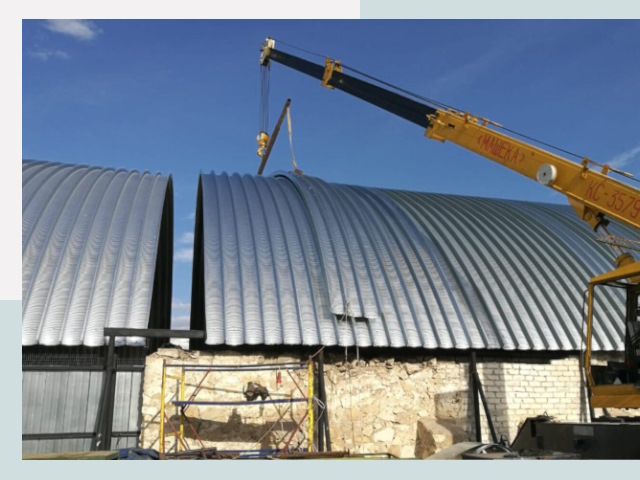 Реконструкция ангаров в Кургане от 619 руб.