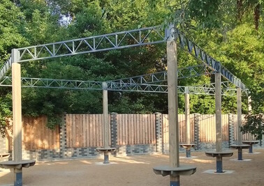 Терраса из металлоконструкций под ключ, проектирование, изготовление и монтаж от СтальСтрой-Крг